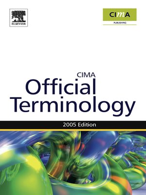 cover image of Management Accounting Official Terminology
